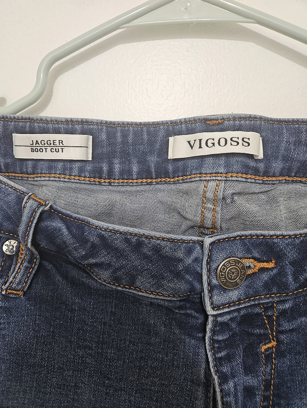 Vigoss Jagger Women's Dark Blue Bootcut Jeans Size 16 - Picture 3 of 4